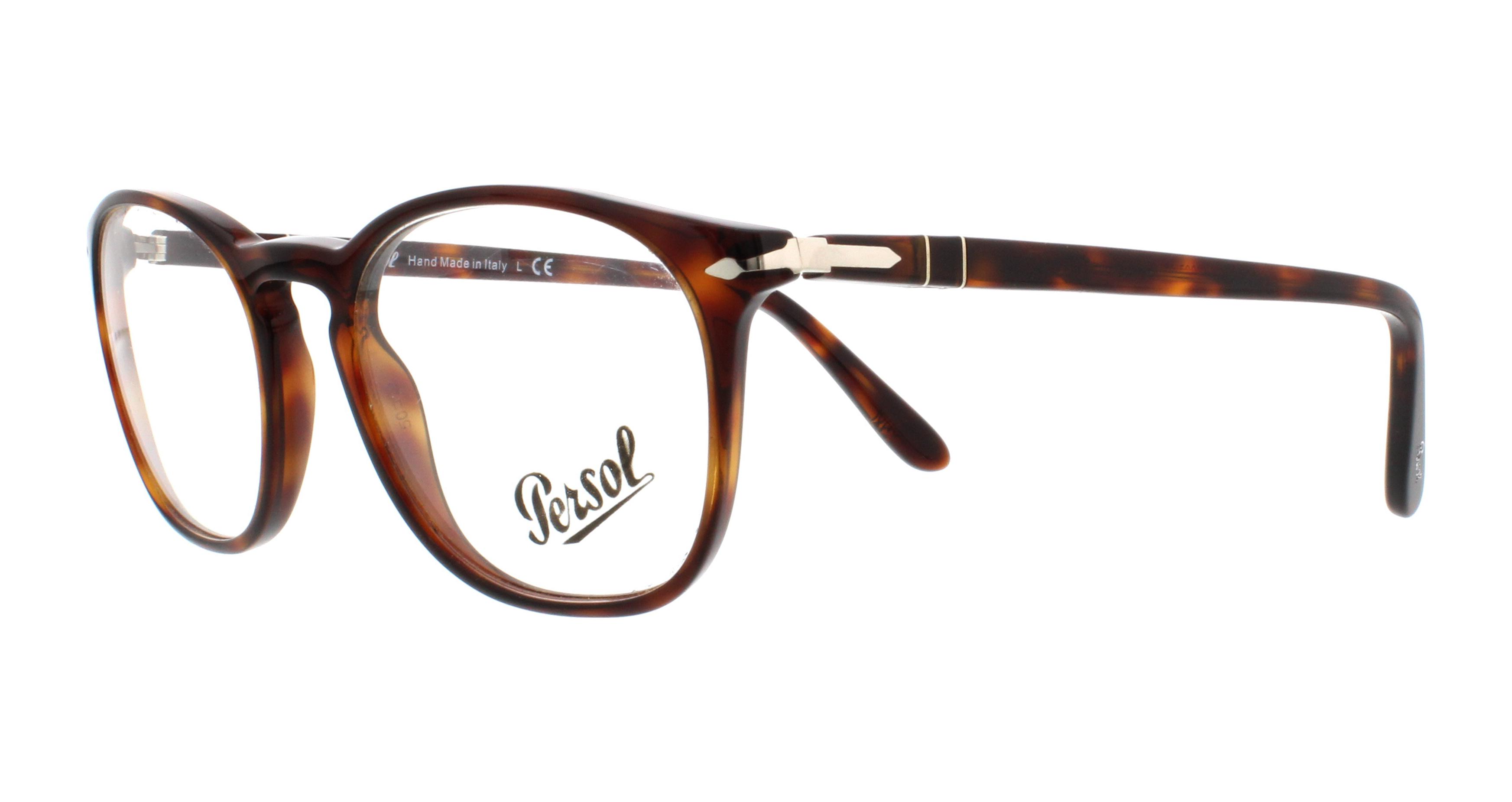 PERSOL Eyeglasses PO3007V 24 Havana 50MM 713132362747 eBay